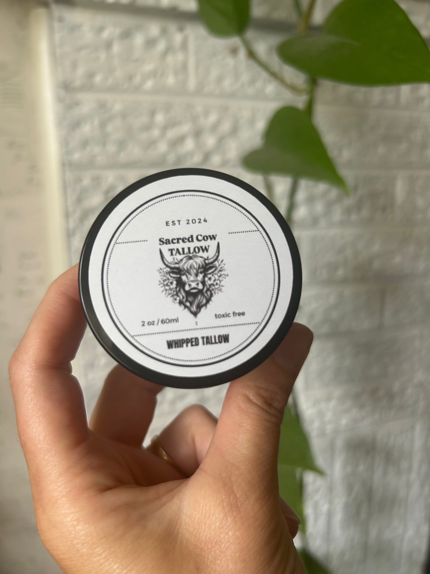 Frankincense / Bergamot Whipped Tallow w/Jojoba & Rosehip Oil 120ml