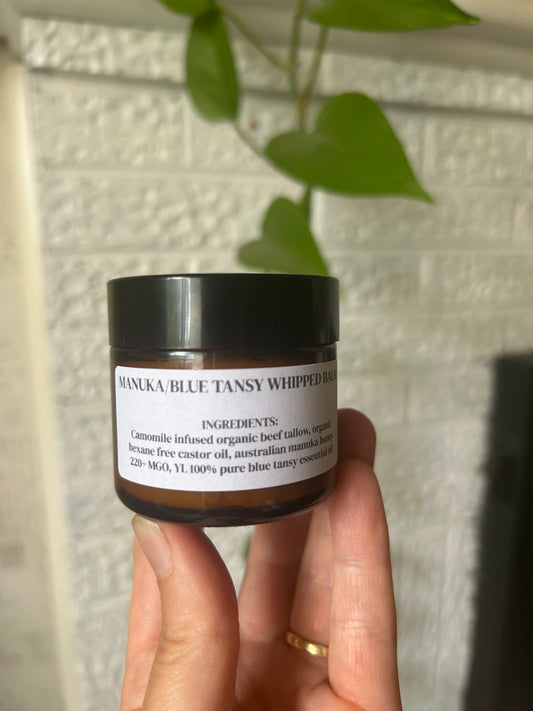 Manuka / Blue Tansy Whipped Tallow 60ml